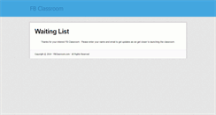 Desktop Screenshot of fbclassroom.com