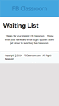 Mobile Screenshot of fbclassroom.com